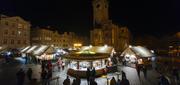 Easter market at night