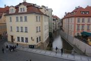 The canals are at a level below street level