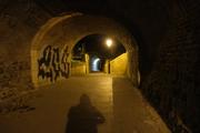 A network of tunnels and bridges in the on the hills just south of old Prague